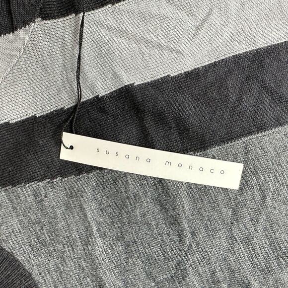 Susana Monaco Color Block Wool Blend Sweater Sheath Dress Women Small NWT - Picture 10 of 11